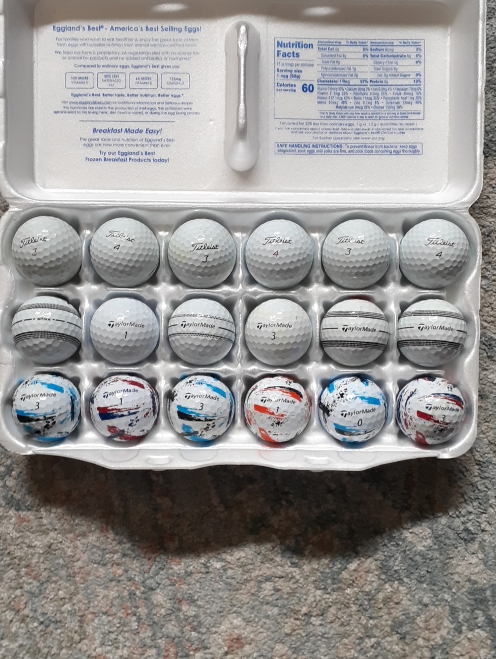 Golf Balls 18 Count